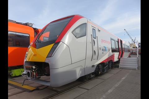 Stadler vehicles at InnoTrans 2018.